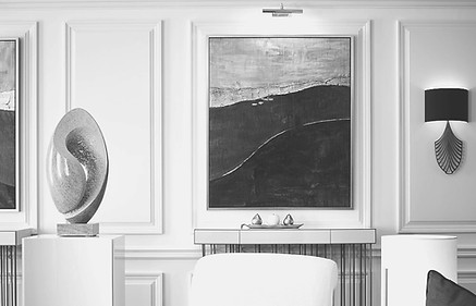 Luxury custom art framing for interiors