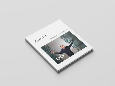 'The Quest for Originality in Art' magazine cover