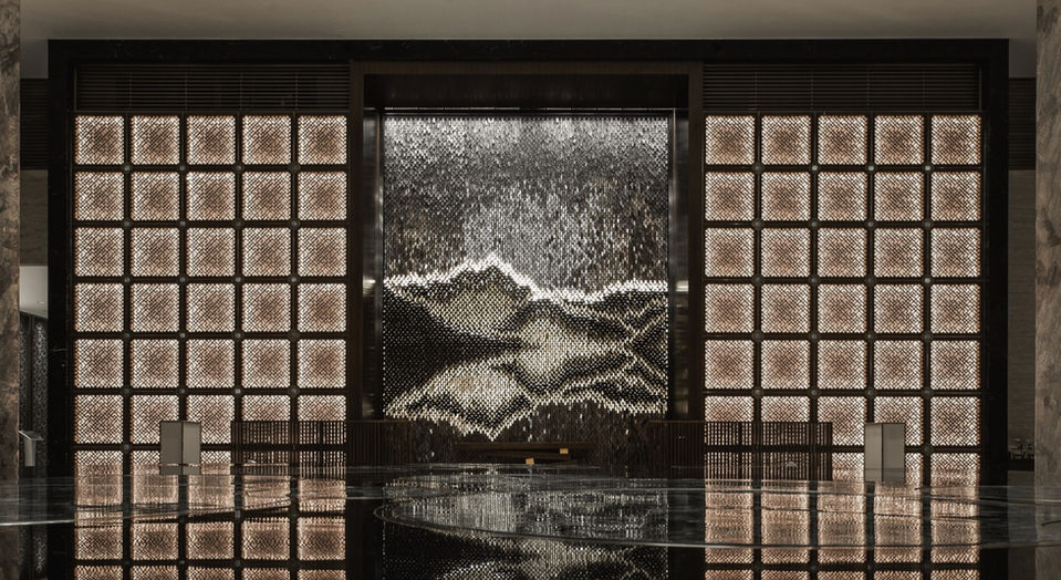 Large feature artist wall commissioned by artelier by the artist giles miller