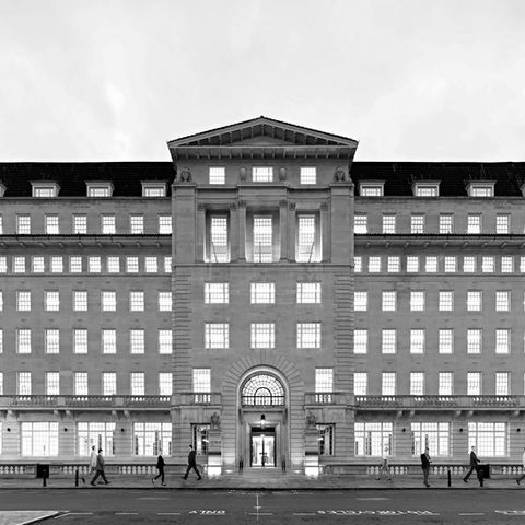 render of Greystar estate property developer office in black and white, artelier art consultancy has done a bespoke corporate art consultancy package for them