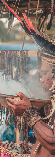 African Man Preparing Traditional Celebration ©  Ravena Lages