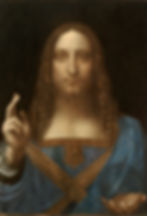 It was recently discovered that Leonardo da Vinci’s portrait of Christ titled Salvator Mundi - valued at $450 million dollars —was located on the mega-yacht of Saudi Arabia’s crown prince Mohammad Bin Salman. Da Vinci, Leonardo. Salvator Mundi. c. 1500. Oil on panel.