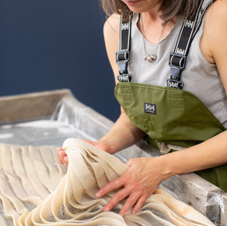 In detail photographs of Mount Fuji Mural for M/Y Neninka (ex. Aurora Borealis, 67m), Amels. Curated, commissioned & consulted by Artelier Art Consultancy © Winch Design