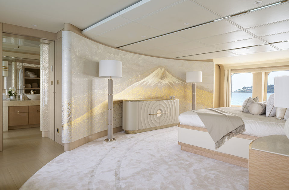 Large feature artist wall commissioned by artelier by the artist janine lambers