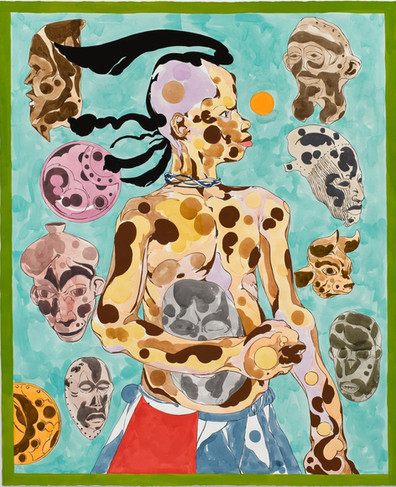 This contemporary artwork is a prime artwork for investment. Art collectors are snapping up these abstract, colourful works inspired by comic books.