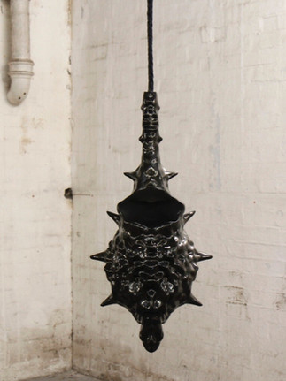 This sculpture is made using a 3D printer and sustainable art materials to make this a prime art investment piece.