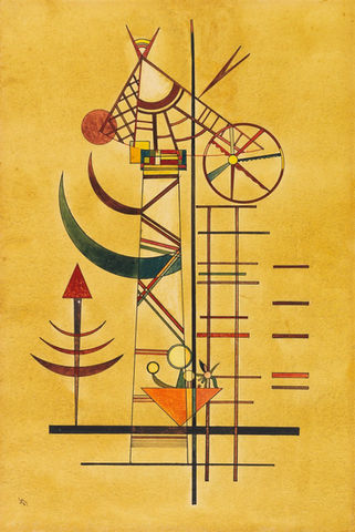 painting made from artist wassily kandinsky