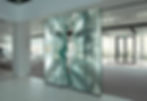 Glass Feature Wall