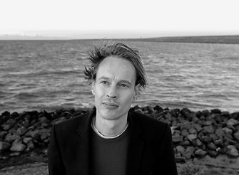 DAAN ROOSEGAARDE black and white portrait BY WILLEM DE KAM