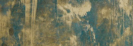 gold leaf and teal artwork with blurred gold leaf edges on a square wall art.