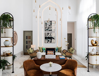 Matthias De Vogal on display in a middle eastern hotel