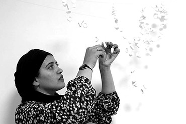 portrait of safaa erruas contemporary artist in morocco