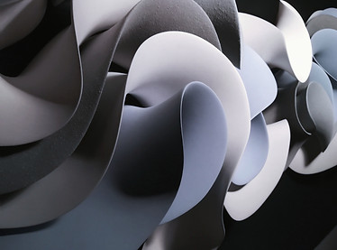 'Waves' by Vasso Fragkou in detail up close