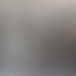 Custom-made blue glass gilding, using silver leaf.