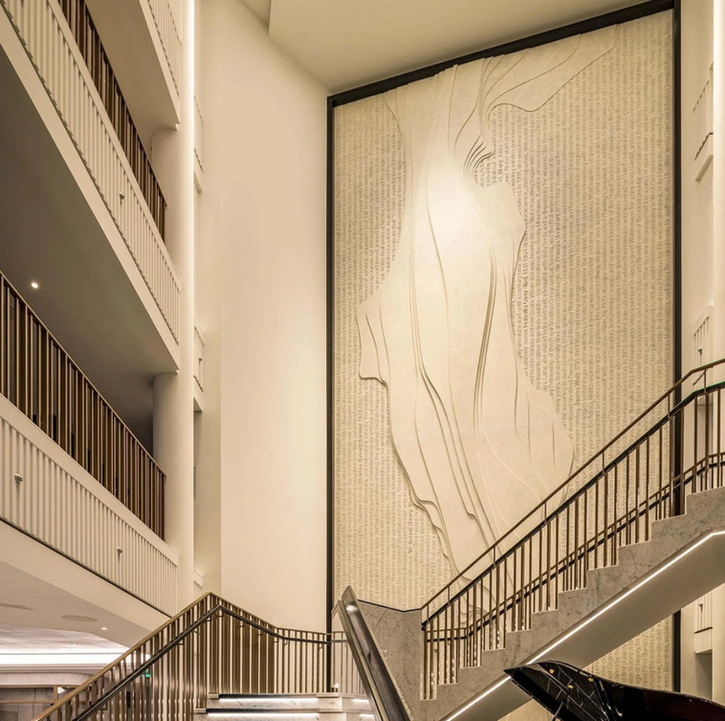 Large feature artist wall commissioned by artelier by the artist petr weigl