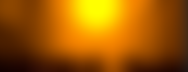 © Photo by Tom Trickland, low glow sun in the tate as a contemporary art installation display with shadowed figures looking up at it in the centre of the space, overall tint of the photo is warm orange yellow