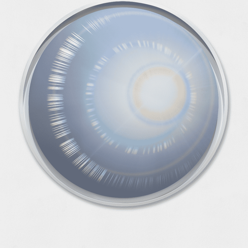 Mariko Mori's Radiant Being VI 2019 showcasing a cbl circular artwork in an ethereal galactic display