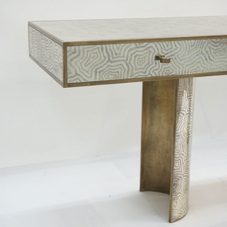 Verre Églomisé Mirror Art by mj atelier