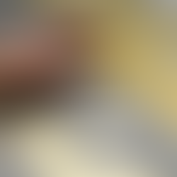 artist tracing their watercolour gold leaf artwork with their hand