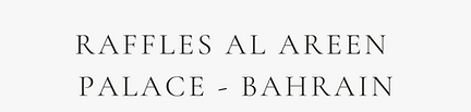 Raffles Al Areen Palace, Bahrain